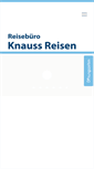 Mobile Screenshot of knauss-reisen.de